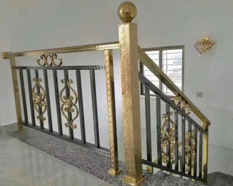 彩色不鏽鋼樓梯扶手 護欄