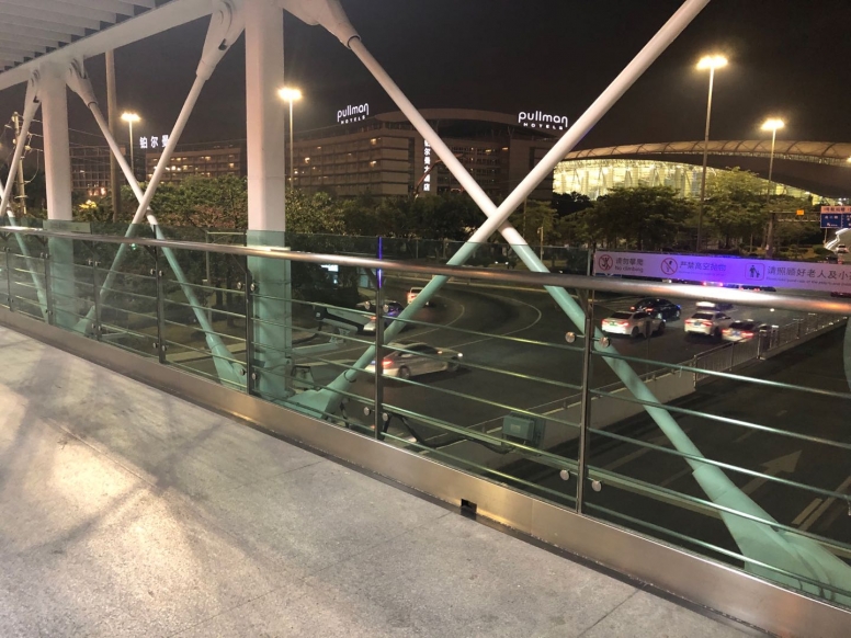 立交橋不鏽鋼管防護欄