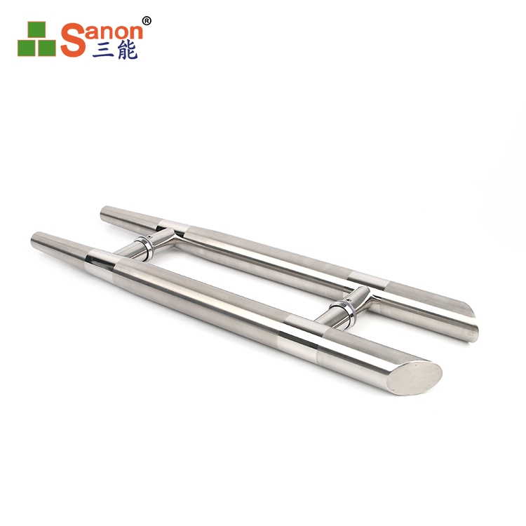 H型玻璃門拉手304不鏽鋼材質不鏽鋼玻璃大門把手