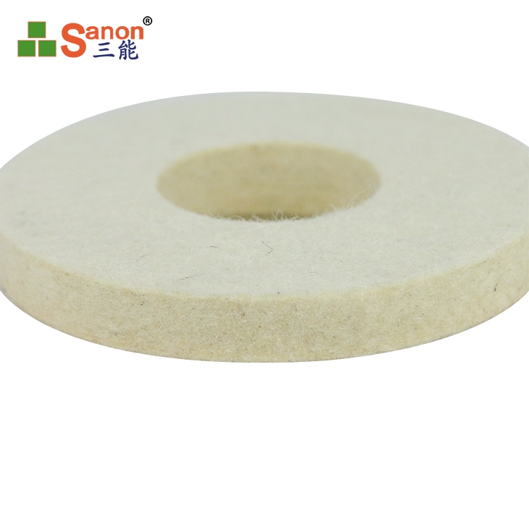 毛氈拋光輪 拋光盤鏡麵拋光4寸角向羊毛輪 羊毛輪拋光片