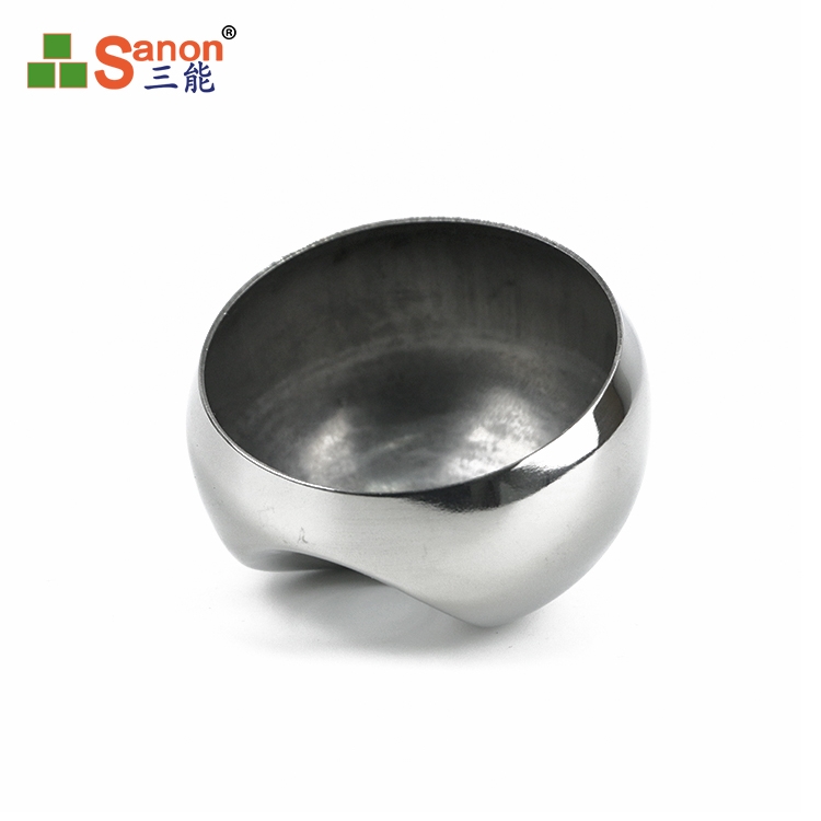 不鏽鋼半球托45度加工