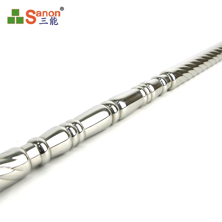 歐式不鏽鋼樓梯扶手水漲柱仿石柱室內外陽台裝飾配件護欄圍欄欄杆