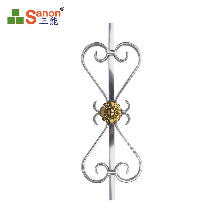 歐式不鏽鋼樓梯扶手水漲柱仿石柱室內外陽台裝飾配件護欄圍欄欄杆