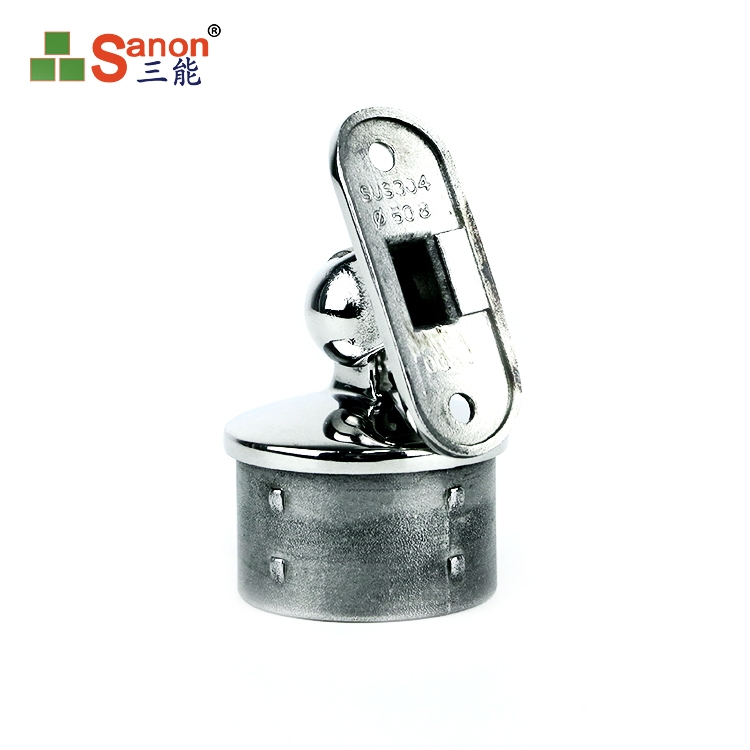 廠家直銷 304不鏽鋼立柱托架 樓梯扶手圍欄裝飾配件 精鑄活動托