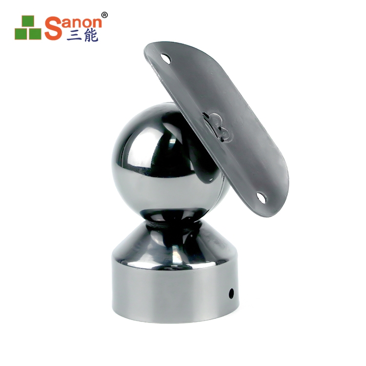 廠家直銷 304不鏽鋼立柱托架 樓梯扶手圍欄裝飾配件 精鑄活動托