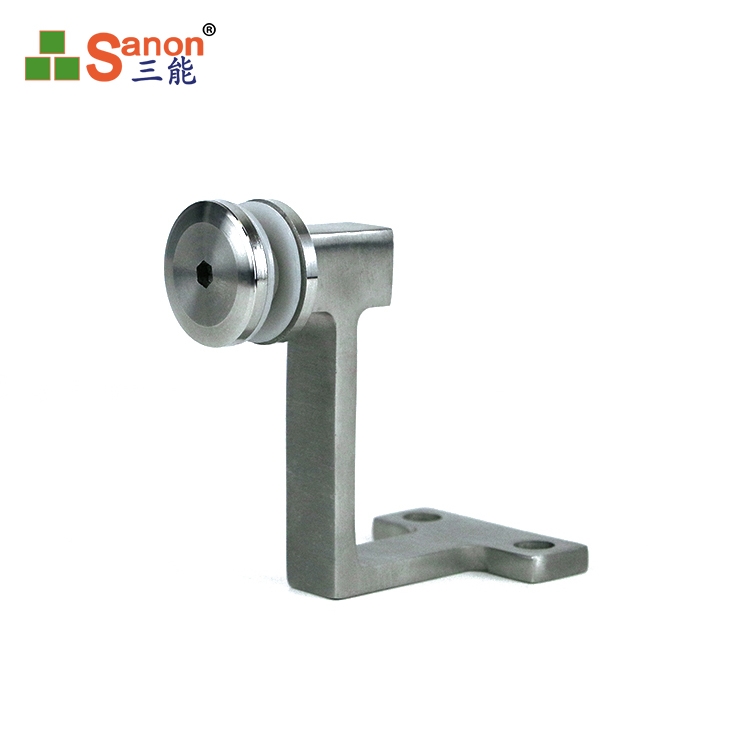 批發不鏽鋼樓梯扶手配件 樓梯立柱配件 單七字角碼